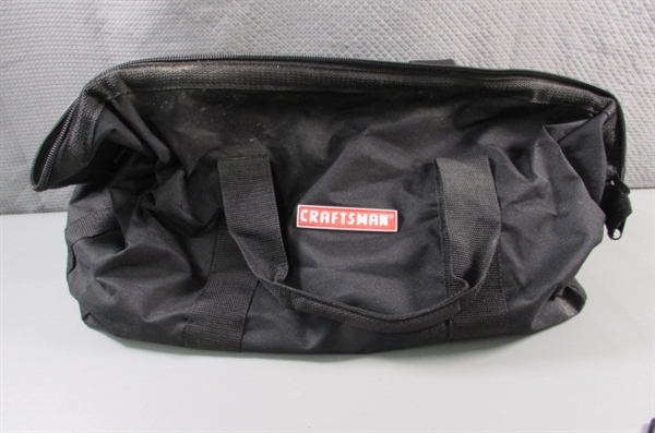 CRAFTSMAN TOOL BAG WITH POWER TOOLS