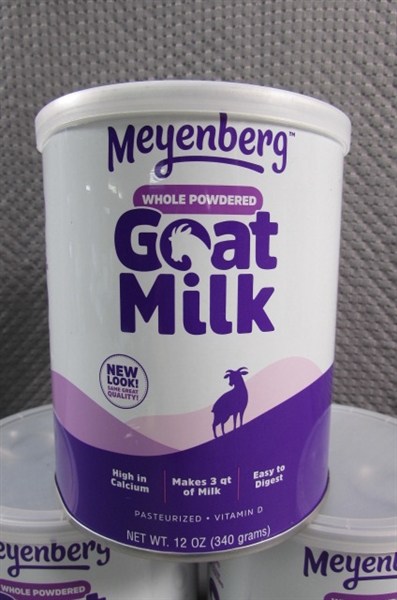 3 - NEW CANS OF POWDERED GOATS MILK