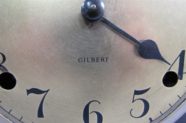 ANTIQUE GILBERT MANTLE CLOCK W/KEY
