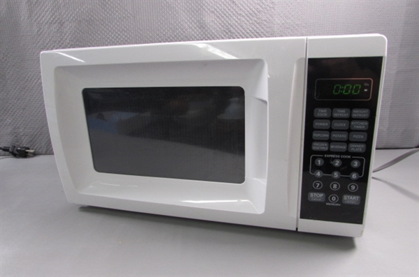 MICROWAVE, TOASTER & COFFEE MAKER