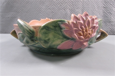 1940S ROSEVILLE WATER LILY BOWL #440
