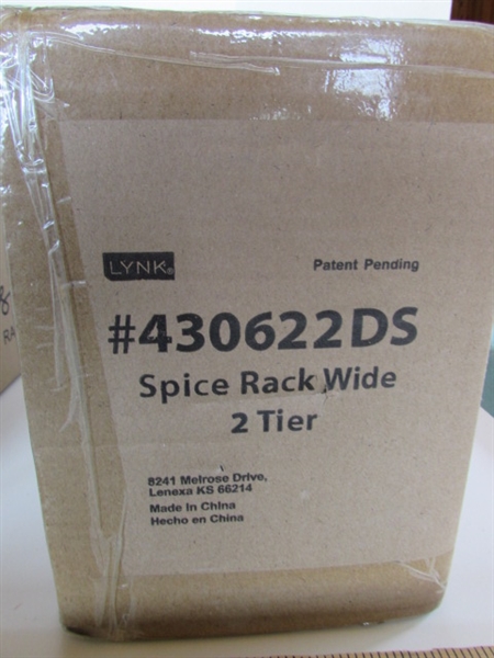 NEW IN UNOPENED BOXES - ASSORTED RACKS & PAPER TOWEL HOLDER