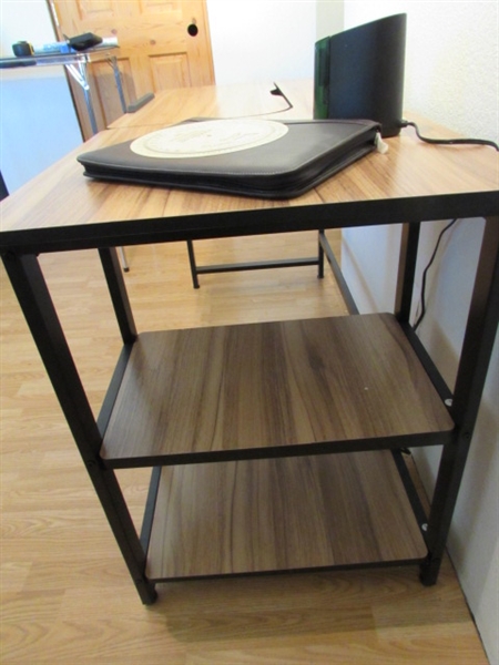 DRAFTING TABLE AND OFFICE CHAIR WITH ACCESSORIES