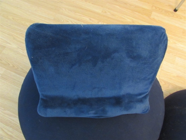 MOON POD, FOOT REST, PILLOW AND STUFFED TABLET HOLDER