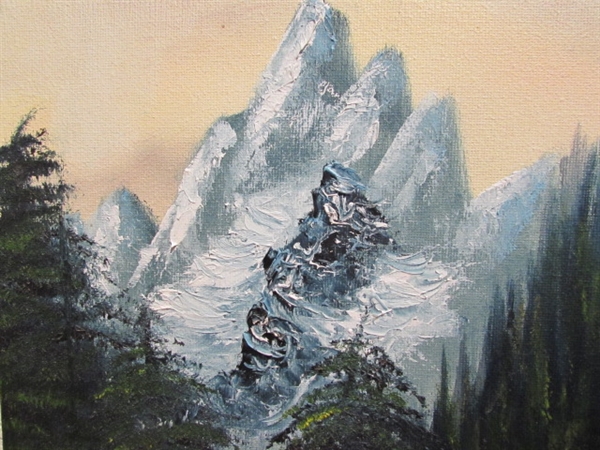 POLPERRO, CORNWALL WATERCOLOR, AND ADDITIONAL MOUNTAIN ART