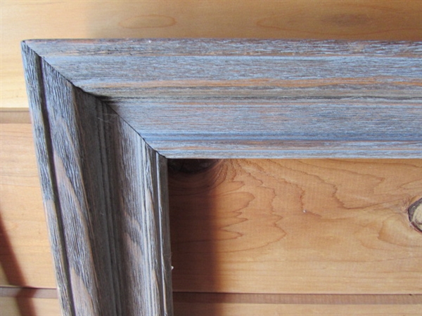 4 ART FRAMES OF DIFFERENT SIZES AND STYLES
