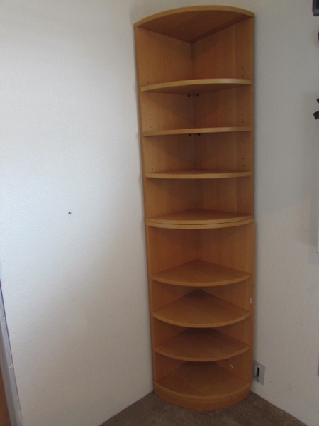 2 SHELVING UNITS