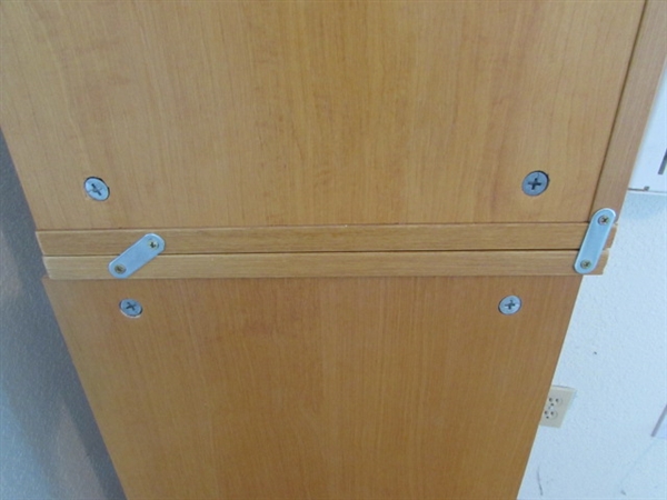 2 SHELVING UNITS