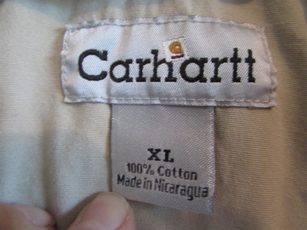 CARHARTT OVERALLS JACKET AND SHIRTS