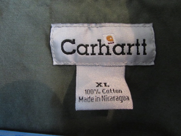 CARHARTT OVERALLS JACKET AND SHIRTS