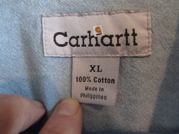 CARHARTT OVERALLS JACKET AND SHIRTS
