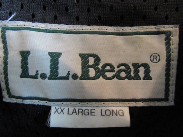 LLBEAN CAMO SUIT , DOWN JACKET AND MEN'S RAIN JACKET XXL