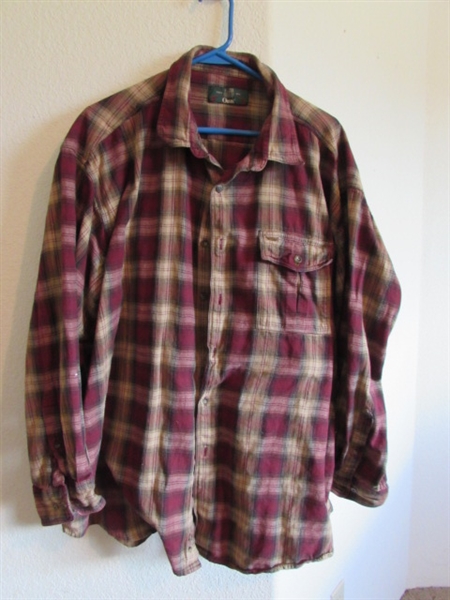 ORVIS SHIRTS AND JACKET SIZE XXL