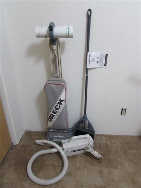 ORECK VACUUM CLEANERS & VABROOM