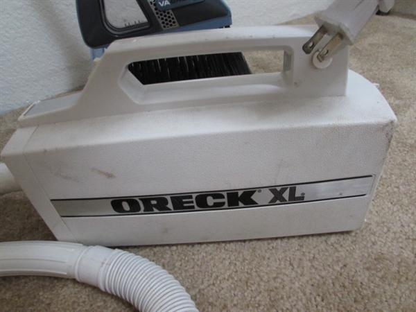 ORECK VACUUM CLEANERS & VABROOM