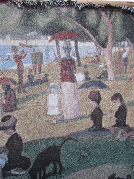 TAPESTRY AND WOVEN BLANKET