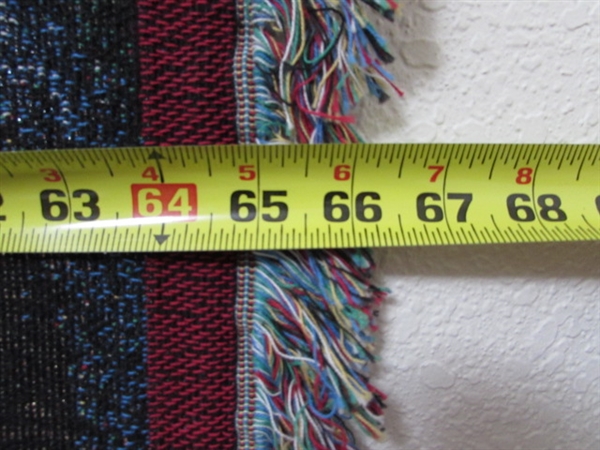 TAPESTRY AND WOVEN BLANKET