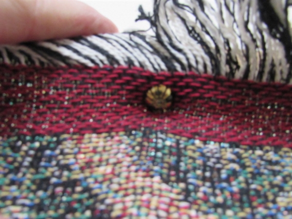 TAPESTRY AND WOVEN BLANKET