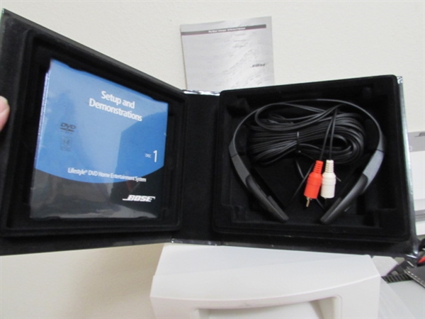 BOSE LIFESTYLE 30 SERIES II SURROUND SOUND WITH DVD/CD PLAYER/RECEIVER.