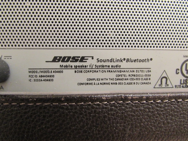 BOSE SOUNDLINK BLUETOOTH MOBILE SPEAKER