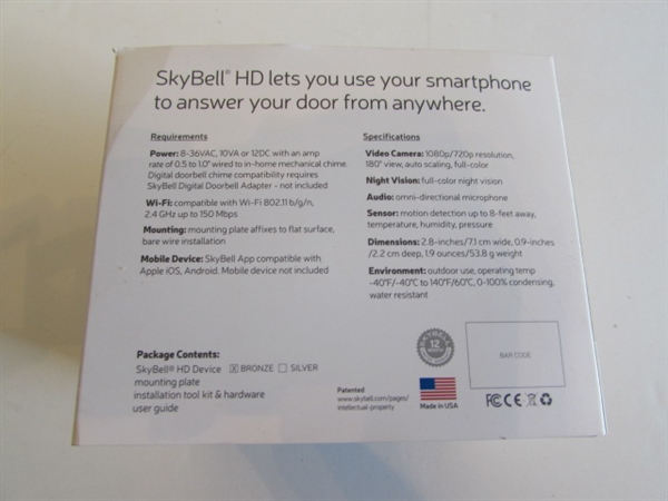 WIRELESS DOOR BELL/CHIMES