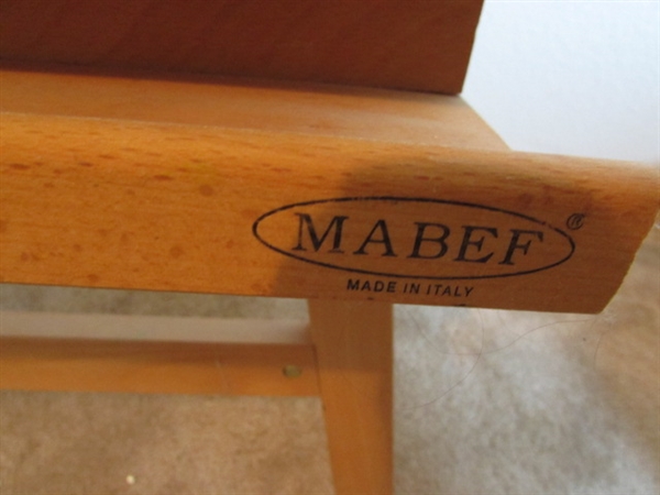 MABEF BEECHWOOD EASEL W/BOARDS & DRAWING PAD