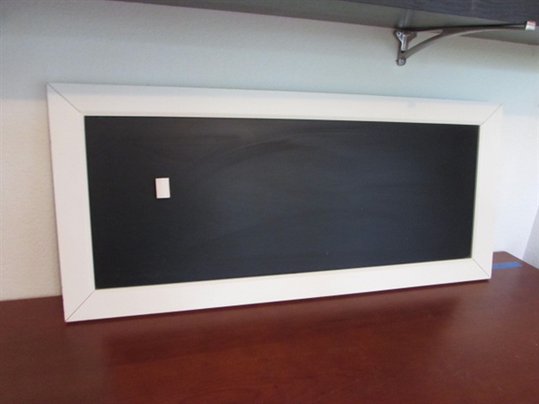 FRAMED MAGNETIC CHALKBOARD