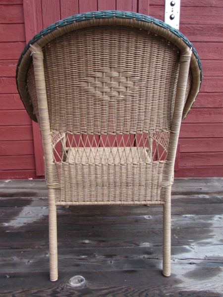 PATIO TABLE AND 3 CHAIRS