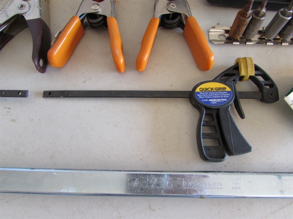 CLAMPS AND DRILL BITS