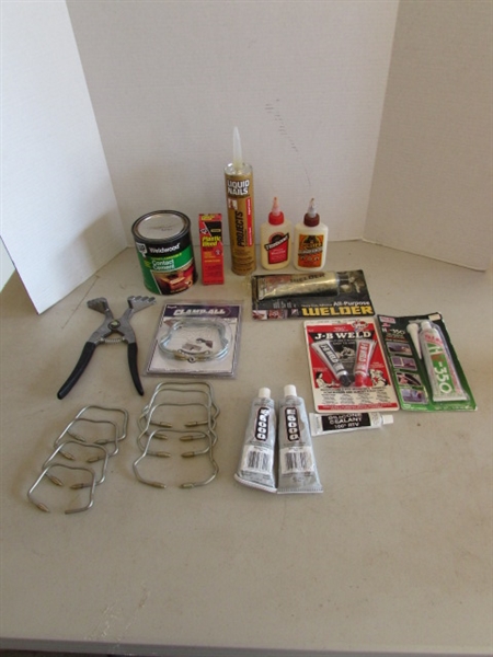 CLAMP ALL CLAMPS, CONTACT CEMENT AND ADHESIVES