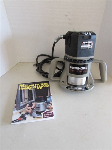 PORTER CABLE ROUTER AND BOOK