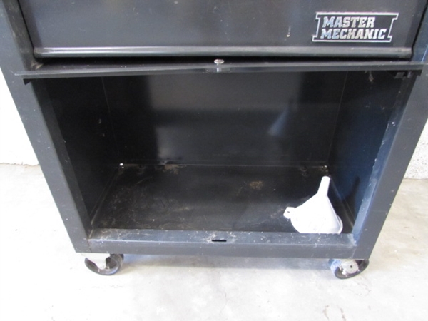 MASTER MECHANIC STAND ALONE TOOL CHEST W/TOOLS