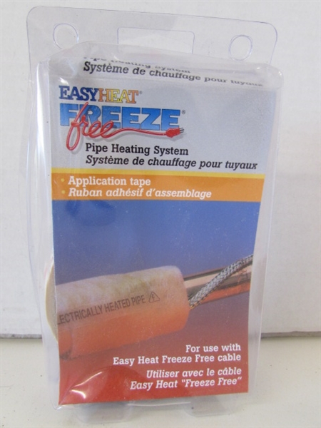 EASY HEAT FREEZE FREE CABLE 20'FT WITH TAPE AND EXTENSION CORDS