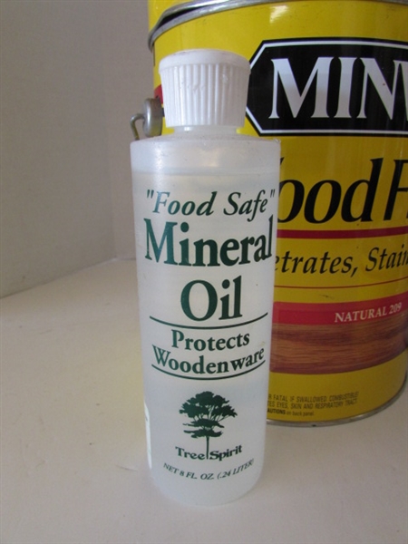 MINWAX WOOD STAIN, POLYCRYLIC AND MORE