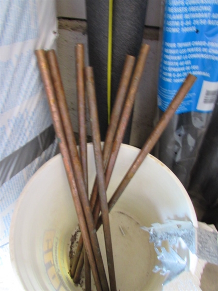 INSULATION, PIPE INSULATION AND COPPER TUBING