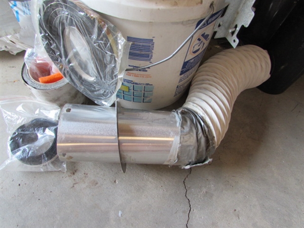 INSULATION, PIPE INSULATION AND COPPER TUBING