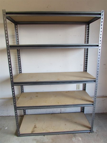 HEAVY DUTY SHELVING 48 X 18 X 72