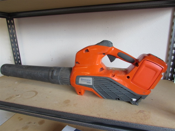HUSQVARNA BLOWER WEED EATER, CHARGERS AND MORE