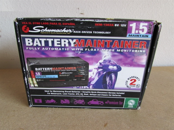 BATTERY MAINTAINER AND TENDER