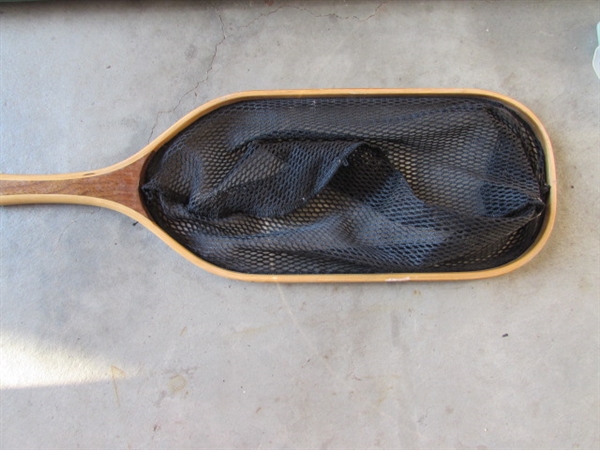 ORVIS FISHING POLES, TACKLE BOX AND NET