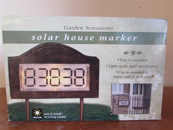 SOLAR HOUSE MARKER