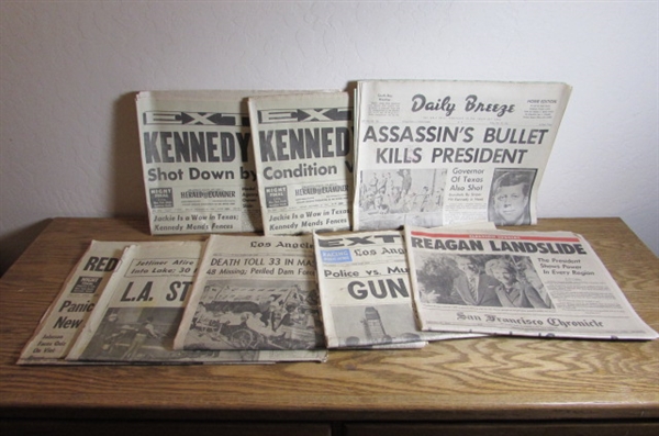 COLLECTABLE NEWSPAPERS