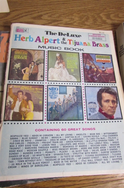 VARIOUS SHEET MUSIC FROM THE 30'S TO THE 70'S