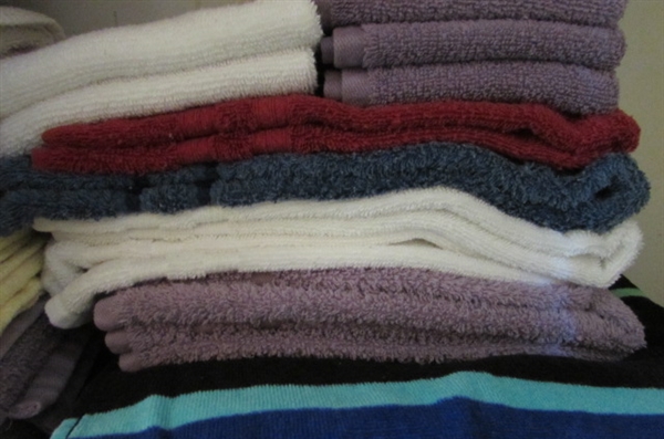 BATH TOWELS, HAND TOWELS & WASHCLOTHS
