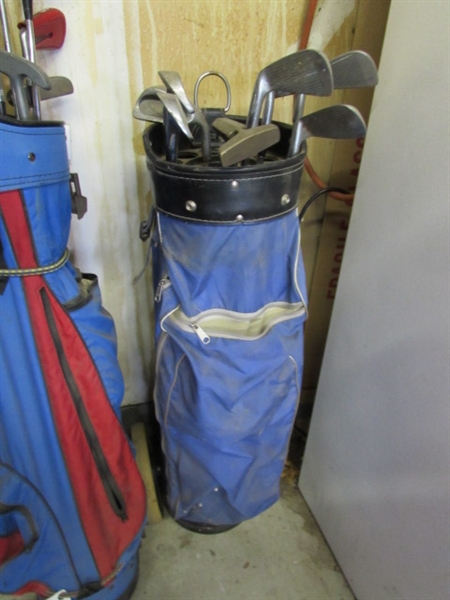 GOLF BAGS, CLUBS & MORE