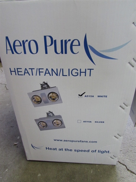 NEW - AERO PURE HEAT/FAN/LIGHT