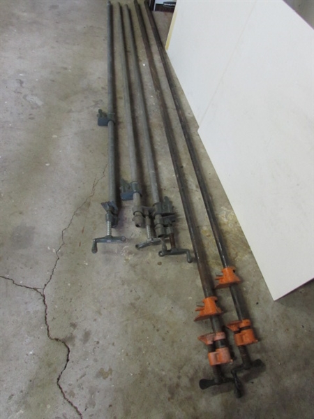 5 LONG PIPE CLAMPS