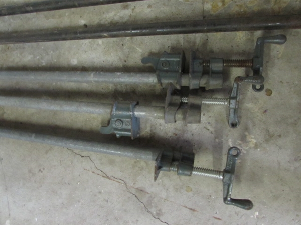 5 LONG PIPE CLAMPS