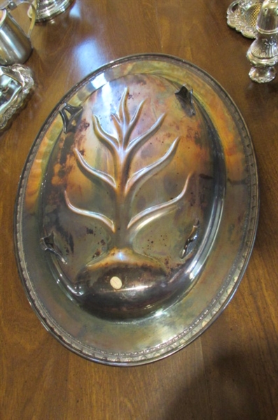 SILVERPLATE AND STAINLESS ITEMS