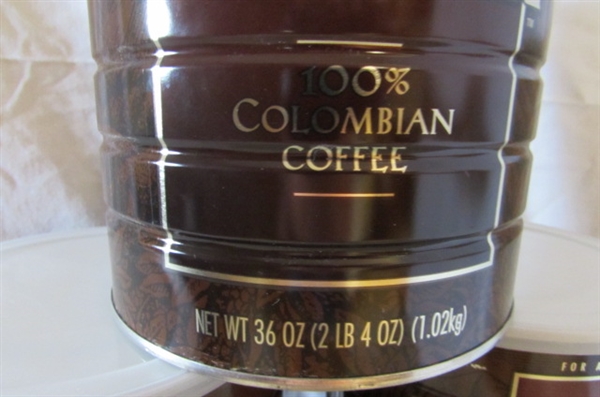 6 NEW 36 oz CANS YUBAN COFFEE